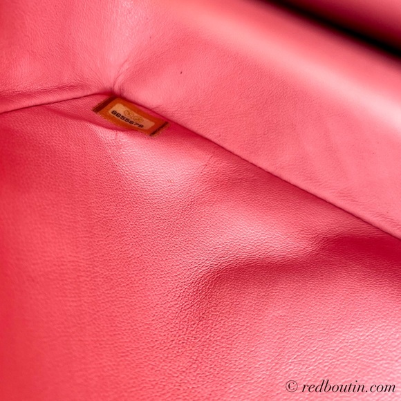 ❤️Sold Chanel Classic Pink Tweed Double Flap Bag s - Picture 6 of 8